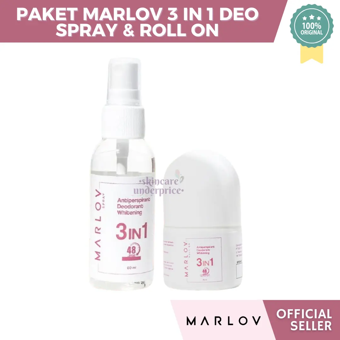 [PAKET] DEO ROLL ON & SPRAY MARLOV