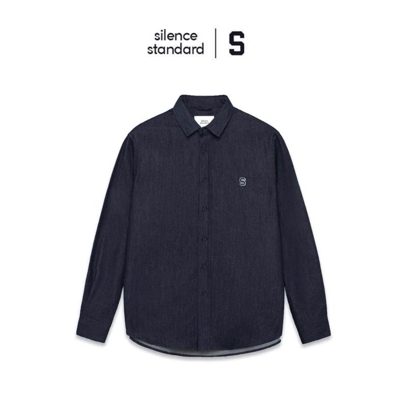Áo sơ mi SilenceStandard Eco Denim Logo S Nam Menswear [SB01]