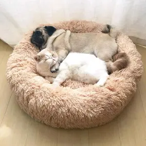 Tempat Tidur Kucing/Anjing Super Jumbo (diameter 67x67) Empuk serta Menghangatkan