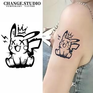 Tatu Sementara, Rekaan Kartun Pikachu, Tahan 15 Hari, Kalis Air, Tahan Gosok Pelekat tatu
