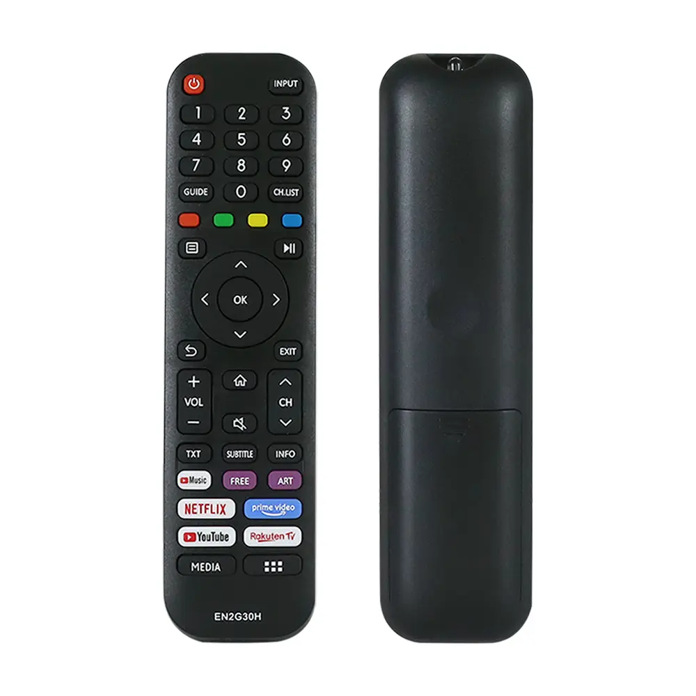 New Replacement EN2G30H for Hisense Universal Remote Control Supply with Netflix Prime Video YouTube Rakuten TV Function Buttons