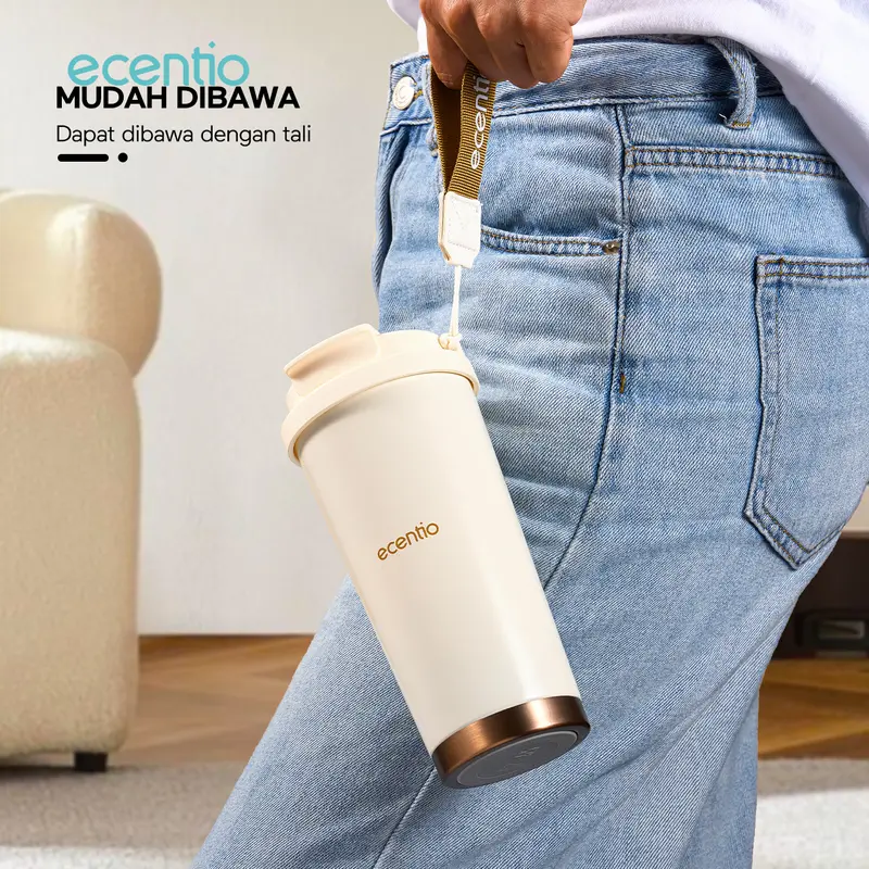 【Tahan dingin 25 jam】【SUS 316】【K】ecentio tumbler minum premium tahan dingin 24 jam botol stainless 316 portable tumblr 530ml Vacuum 6