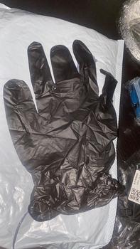 Product Review of 10PCS Elastic Black Disposable PVC Gloves S/M/L Thickened protective gloves Household Cleaning multifunctional Working Gloves from M**7 1