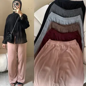 Loose pants knit premium, bigsize bb 50-120 celana panjan bahan knit premium  nyaman di pake sehari hari