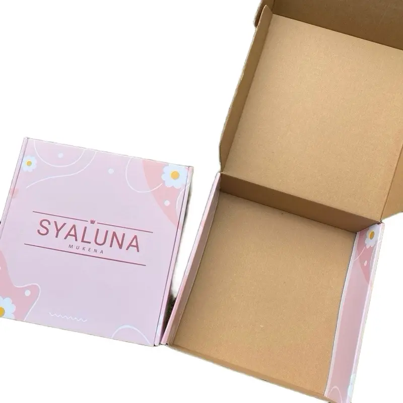SYALUNA - Box Gift Hampers Mukena Syaluna / Kartu Ucapan Wedding Birthday Muslim Motif Kado 6