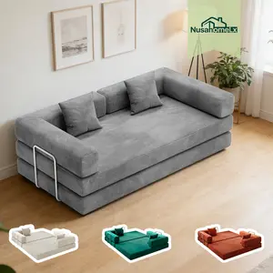 [COD]Nusahome Sofa Bed 3 in 1 Bisa Jadi Kasur Tidur Mudah Dibuka Sofa Bed Modern Simple Desain Elegan Harga Terjangkau