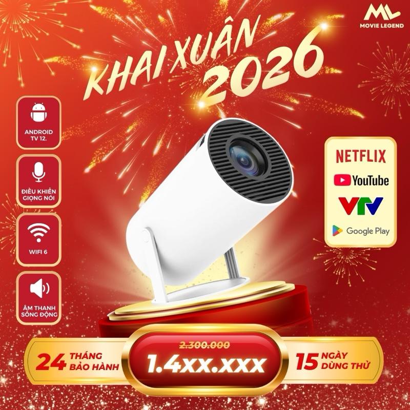   SG2  Bản Nâng Cấp - 2025  Máy Chiếu S6 - Máy Chiếu Movie Legend - Hỗ Trợ Full HD  Hệ Điều Hành Android HCM - SG KOL 