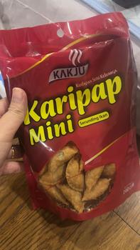 Product Review of KOMBO KARIPAP MINI KAKJU ORI&PEDAS SNACK FOOD CRUNCHY from A**n 1