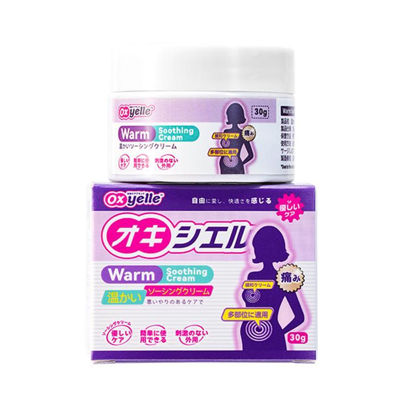 Oxyelle Gel Herbal Hangat Jepang – Pelancar Haid & Penghangat Perut 30g, Soothing Warm Cream, Natural Heating Formula, Aman untuk Kulit Sensitif