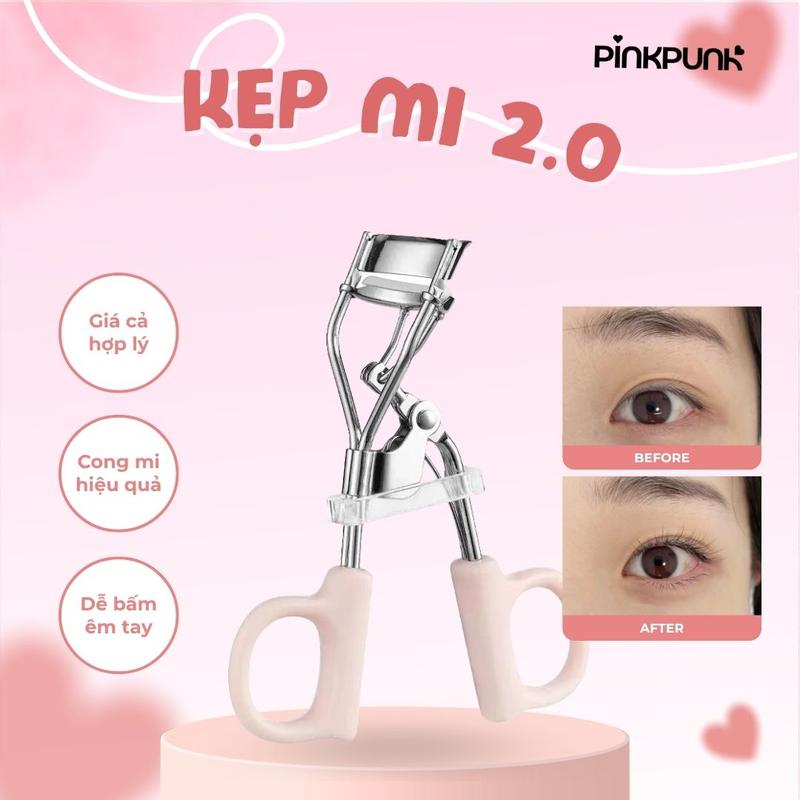   LIVE  Dụng cụ bấm mi PinkPunk dễ thao tác dành cho người mới học makeup dụng cụ bấm mi trang điểm mắt Cosmetic kẹp mi Mỹ Phẩm 