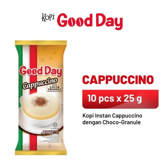 Kopi Instant Good Day Cappucino 1 Bag (10 x 25gr)