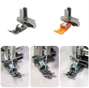 T3 Zipper Presser Foot / Sepatu Resleting Geser 3 In 1 Mesin Jahit High Speed Industrial