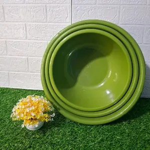 3PCS BASKOM NO 14.16.18 JERMAN AR dan BASKOM ANGGUR TEBAL 37CM