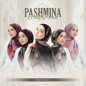SERIES SVARA Pashmina Printing Ceruty Premium 180x75 cm Motif Unik Syal Kerudung