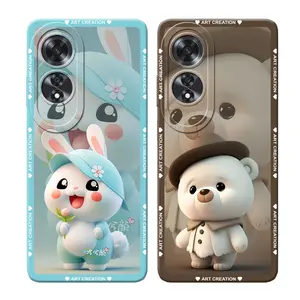 Case Compatible Untuk Oppo A60 A58 4G A58 5G A78 4G A78 5G Terbaru Fashion Case Silikon Tpu Procamera Softcase Kesing Hp Pelindung Lucu Case Murah