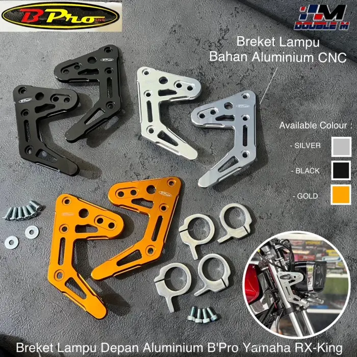 Terjangkau Bracket Breket Lampu Rx King Kupingan Lampu Rx King Cnc Bpro Cod