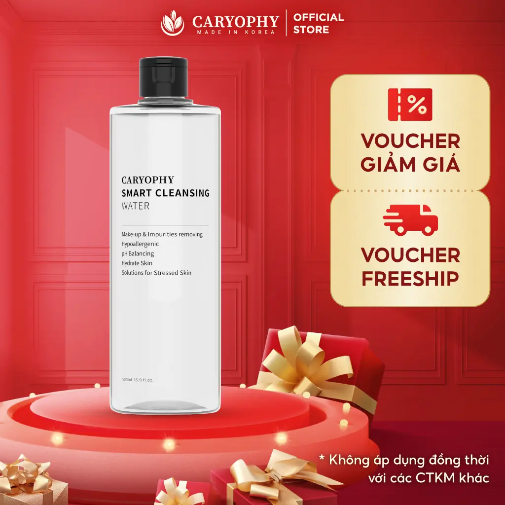 Nước tẩy trang Caryophy 500ml (Caryophy Smart Cleansing Water 500ml)