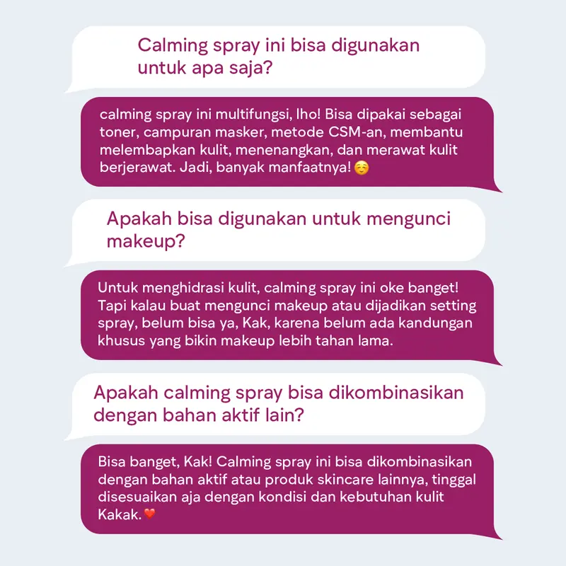 [Promo Hemat Bundling isi 2] Pratista Calming Spray Membantu Menenangkan Kulit Merawat Kulit Beruntusan dan Jerawat Menghidrasi Kulit Wajah 100ml 7