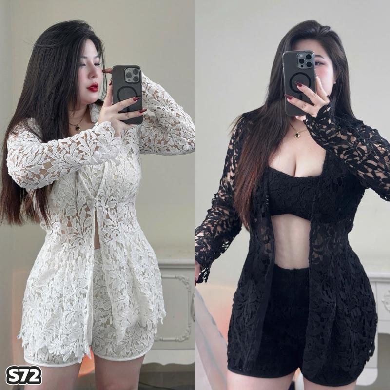 S72 ( bigsize ) set 3 món đi biển cực xinh