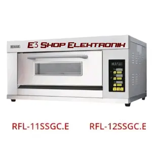 Oven Gas Getra RFL12SSGC.E 1 Deck 2 Tray RFL 12 SSGC E Kompor Gas Getra
