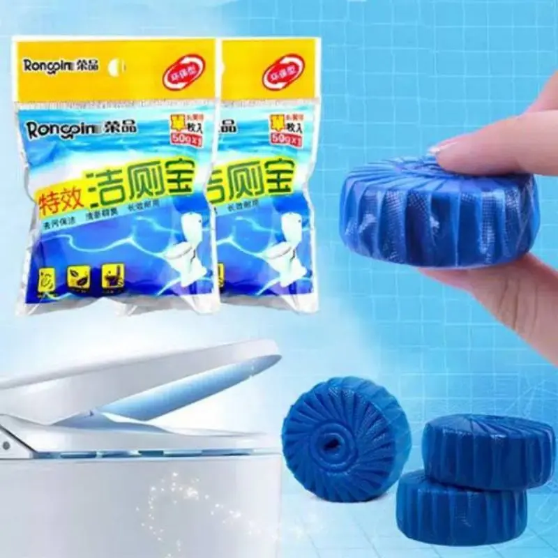 Pembersih Penyegar Kloset Toilet Bentuk Tablet ANTI BAU pengharum WC kamar - Elinestore 6