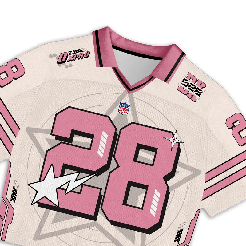 DXPRO 28 Pink Series Jersey Boxy Unisex FS 4
