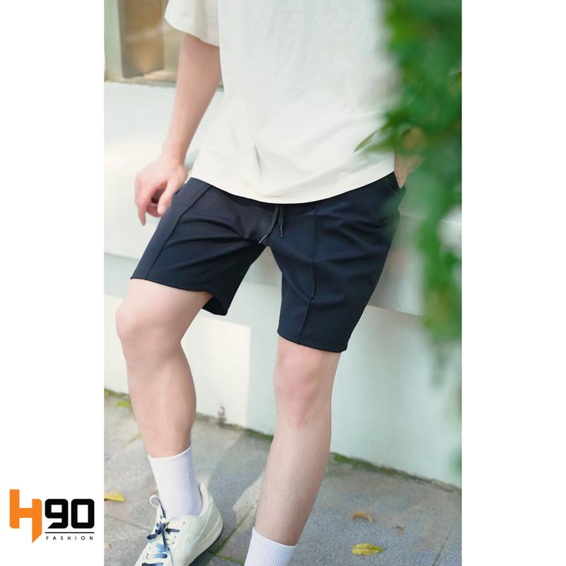 Quần Short Nam H90 Chất Thun Co Giãn, Quần Đùi Nam Mùa Hè Basic Thoáng Mát Thấm Hút Mồ Hôi QST01 8