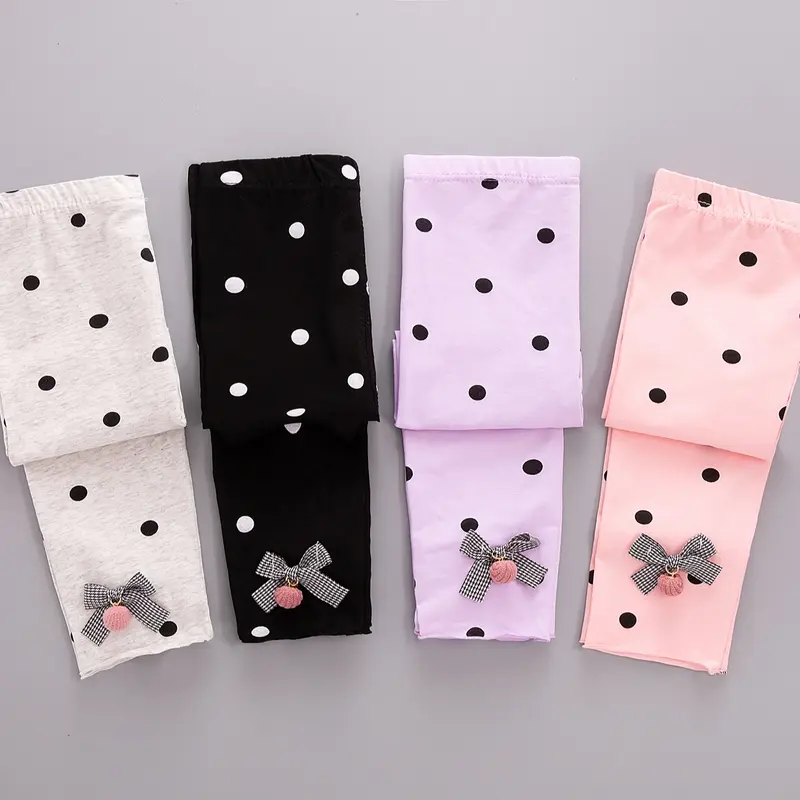 Angenius Celana legging/ anak/ Bayi Perempuan/Cewek polos Katun Stretch elastis lembut Premium 3 bln - 2thn 0