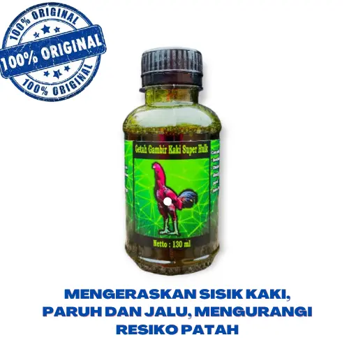 jamu ayam Getah Gambir Kaki Super Hulk - GUNUNG KELUD HIJAU ayam
