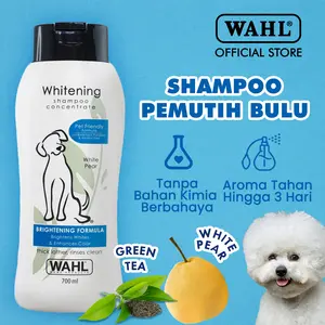 Wahl Pets Dog Whitening Shampoo 700ml – Sampo Anjing, Sampo Anjing Putih, Sampo Anjing Whitening