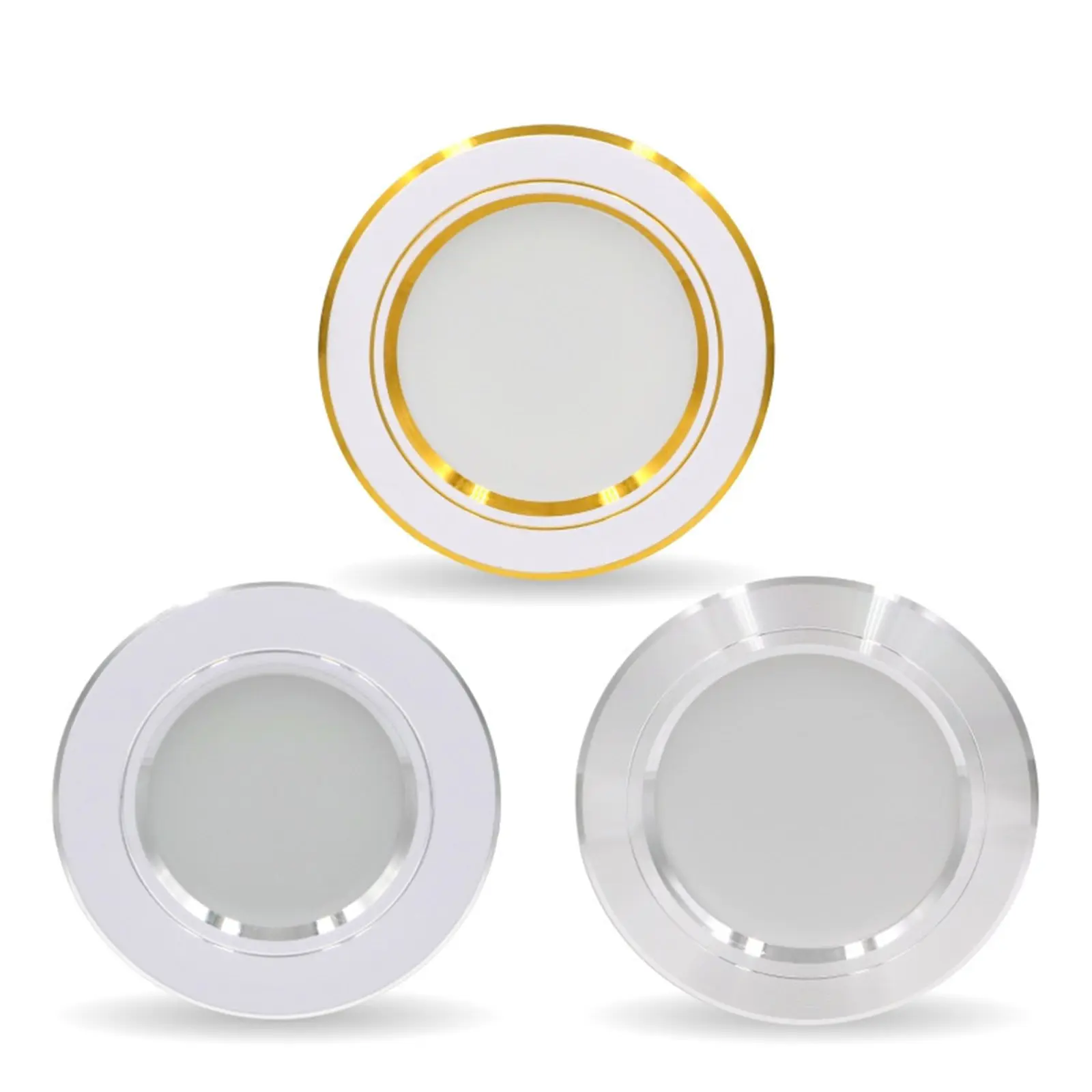 Recessed Led Downlight Gypsum 7w 9w 12w 3 Colors Oriental White Light