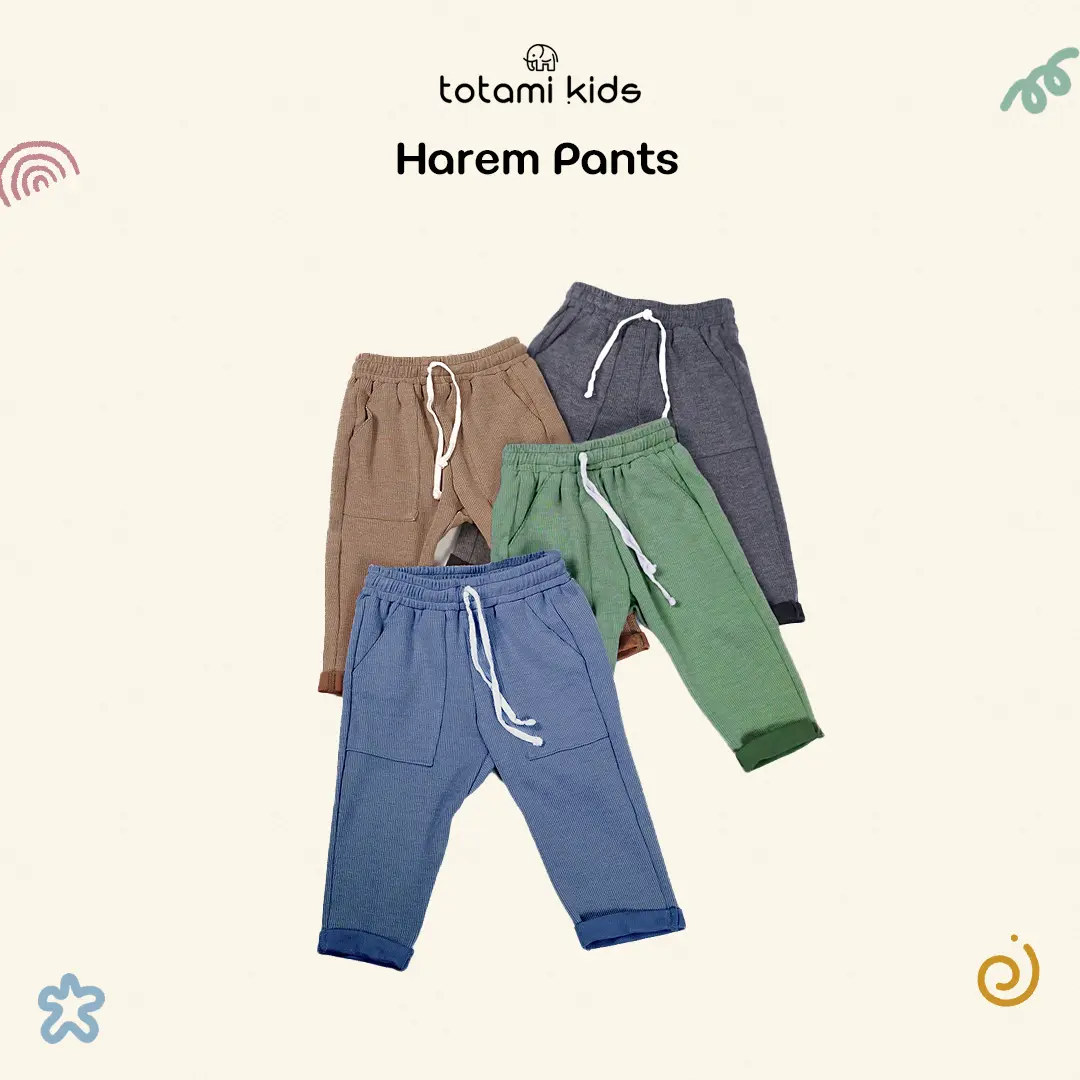 TOTAMI - HAREM PANTS - CELANA PANJANG ANAK - UNISEX Fashion Fashion