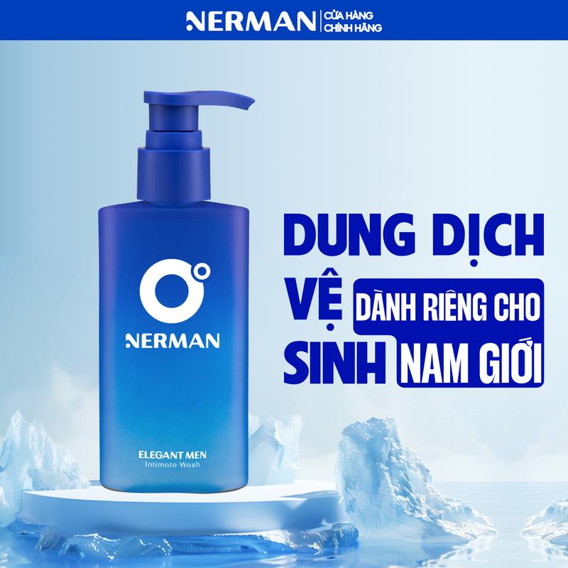  Dung dịch vệ sinh nam giới 0 độ Nerman hương nước hoa cao cấp 100ml 