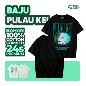 Kaos PULAU KEI Tshirt Baju Distro Cotton Bombed 24s UNISEX KAOS PULAU KEI