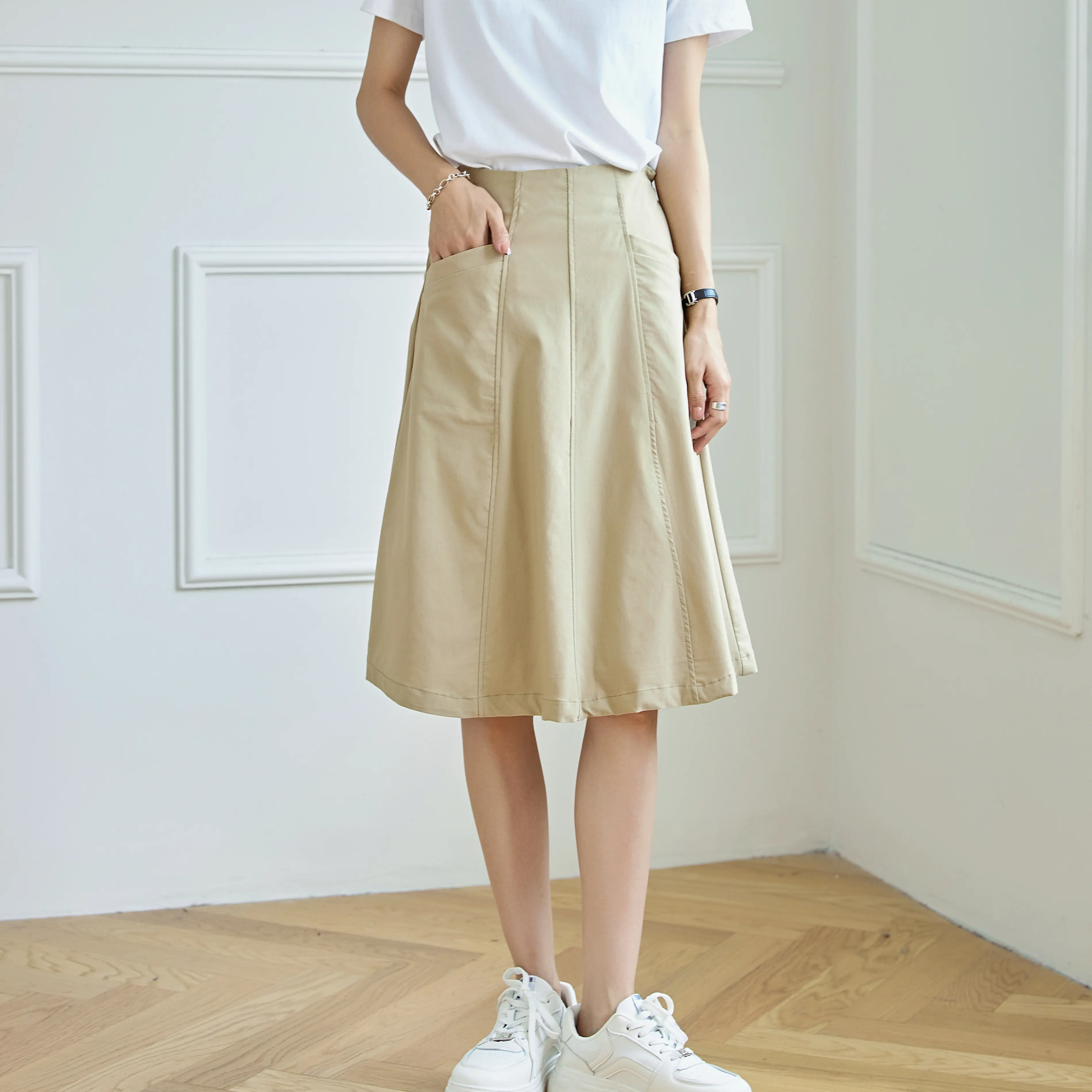Silverworld 1949 women skirts high waist knee lenth A line skirts