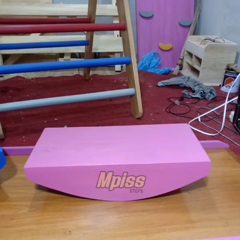 Balance Board Papan Keseimbangan Terapi Wooden Toys Mainan 2