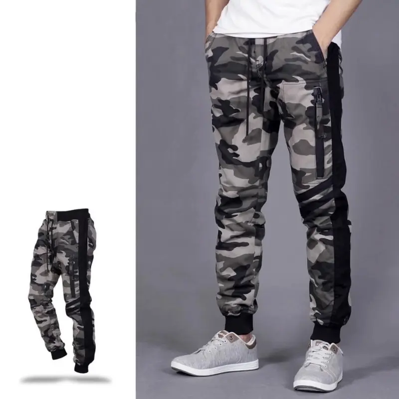 Celana Panjang Jogger Pria Army Loreng Standar Jumbo 5