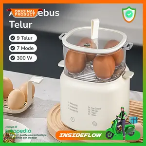 Boiler Mini Electric Egg Cooker Alat Rebus Telur Listrik Portable Mini Sarapan Egg Food Steamer