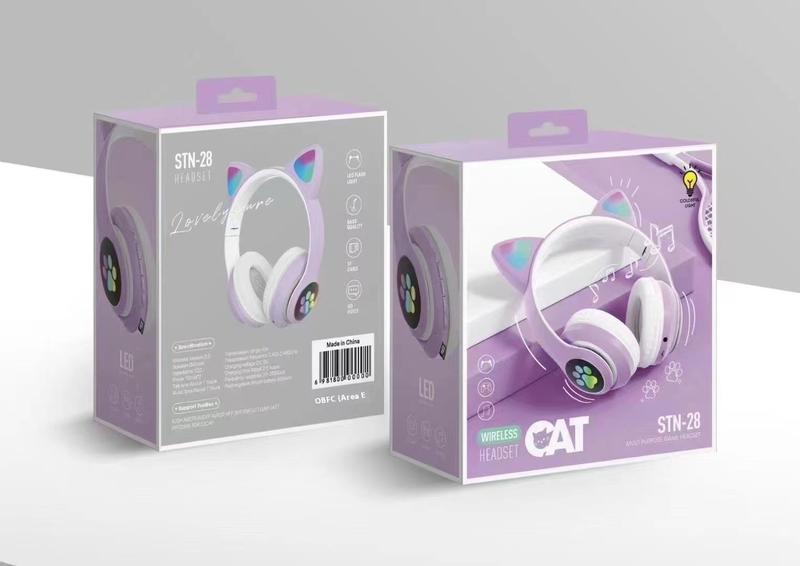 Product Introduction of Tai Nghe Bluetooth Trùm Đầu, STN-28, Tai Nghe Bluetooth Không Dây, Tai Nghe Tai Mèo Dễ Thương, P47P47MY08 1