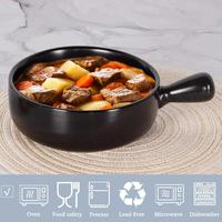Gambar Mangkok Keramik Dengan Gagang Bowl Nordic Style 15 cm with Handle dari MALL-AKU Kota Administrasi Jakarta Barat 3 Tokopedia