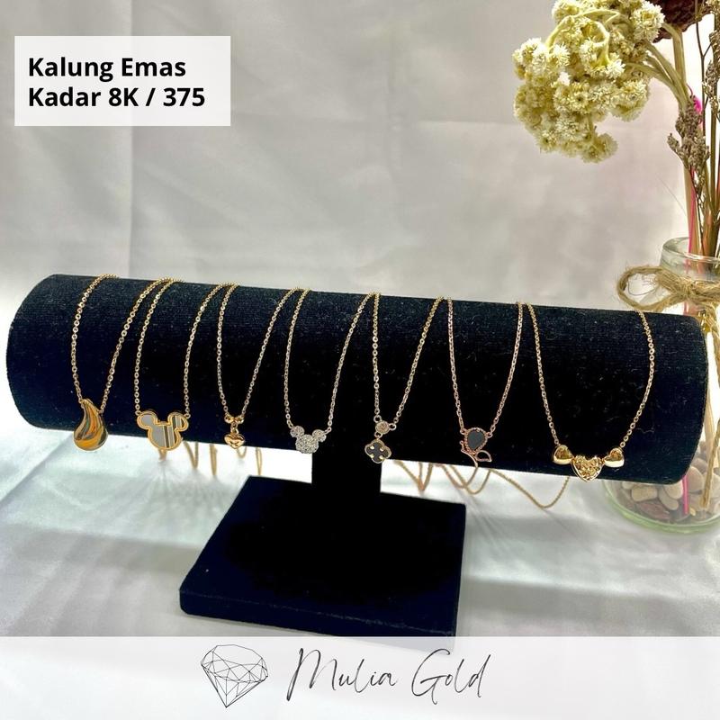 Kalung Emas Kadar 8K / 375 - Toko mas mulia Bekasi 1