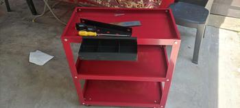 Product Review of Heavy Duty 3 Layers Service Cart Metal Steel Tool Trolley 350KG Barang Garaj Bengkel Tools Shelf Storage Tiga Tingkat Layer Shampoo Portable from a**7 2