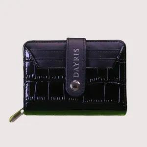 Dayris Dompet Mini Wanita Jennie Wallet - Dompet Lipat Wanita - Dompet Kartu Kecil - Dompet Wanita Premium - Dompet Wanita Bisnis - Dompet Kartu