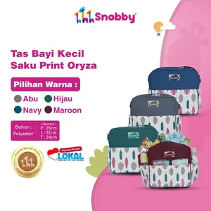 Snobby Tas Bayi Kecil Saku Motif Oryza SBT8373