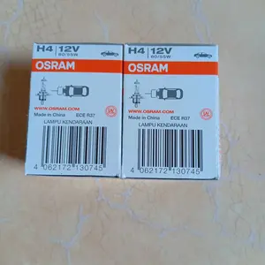 Osram H4 12v 60/55w Standard 64193 64193clc lampu utama hi/low beam original kuning standard