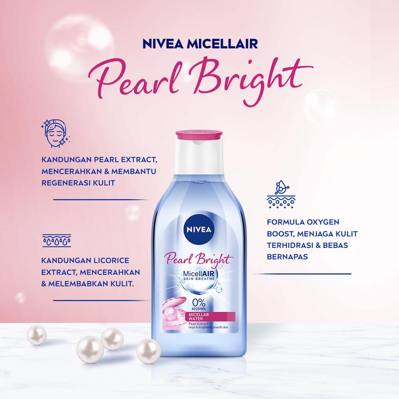 NIVEA Micellar Water MicellAir Pearl Bright 400ml 4