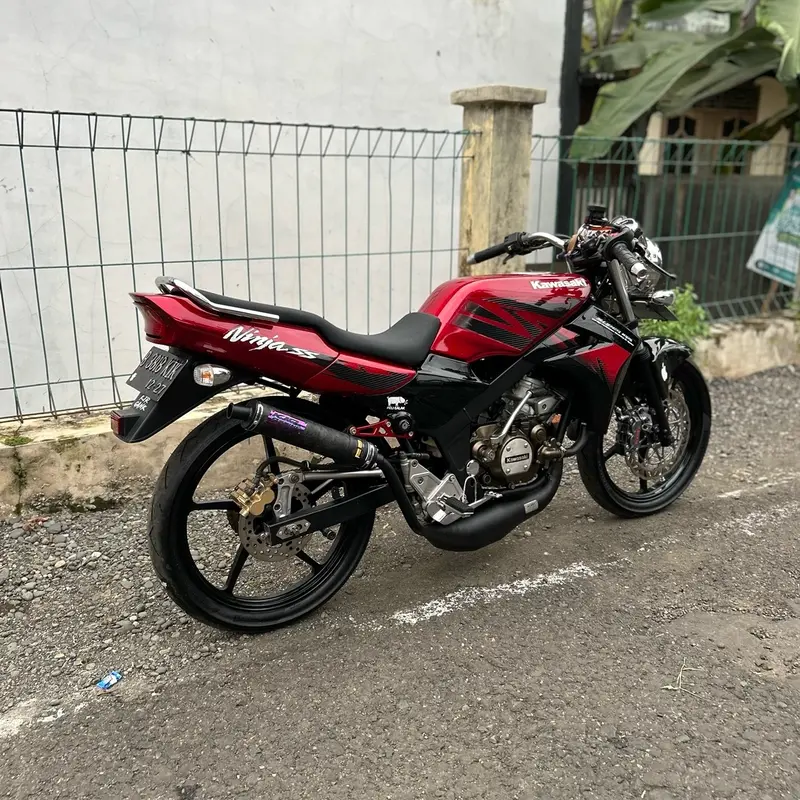 KNALPOT NINJA R/SS/RR SUPER COBRA MODEL AG STYLE LEHER C GALVANIS BLACK KJR RACING INDONESIA 3