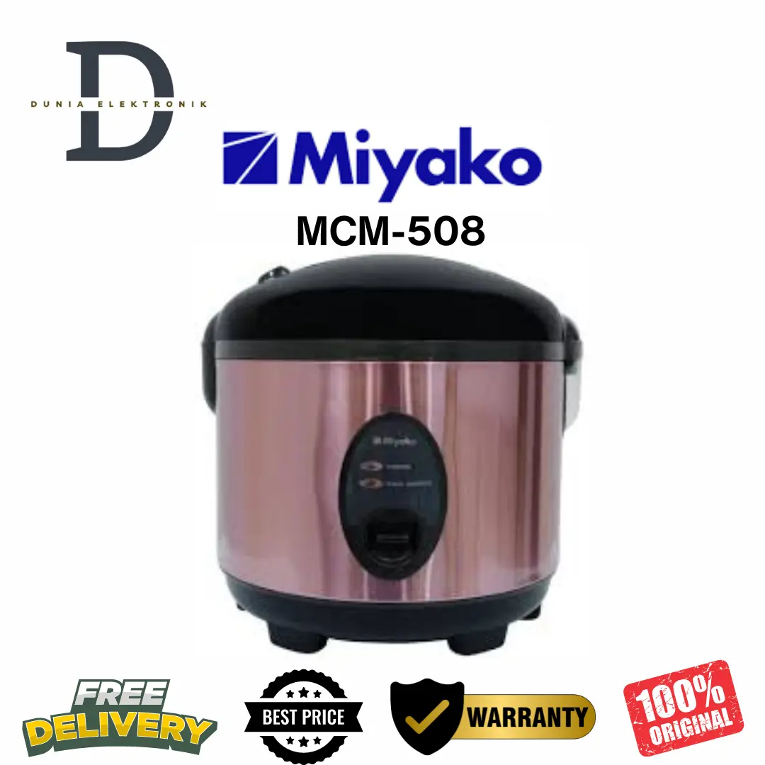 RICE COOKER MIYAKO - MCM 508 SBC - 1.8 LITER
