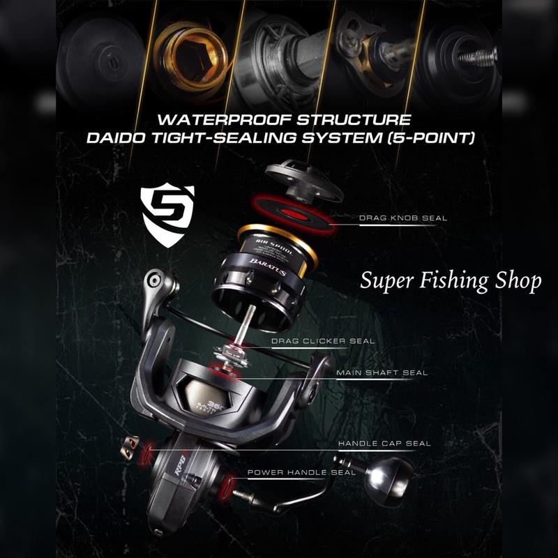Reel Daido BARATUS HS SW High Speed Saltwater Power Handle 2