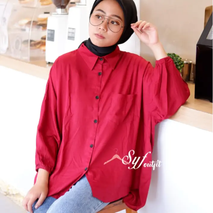 KEMEJA OVERSIZE KATUN RAYON LD 140